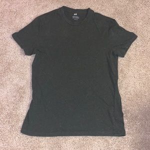 Men’s H&M Dark Green Short Sleeve T-Shirt